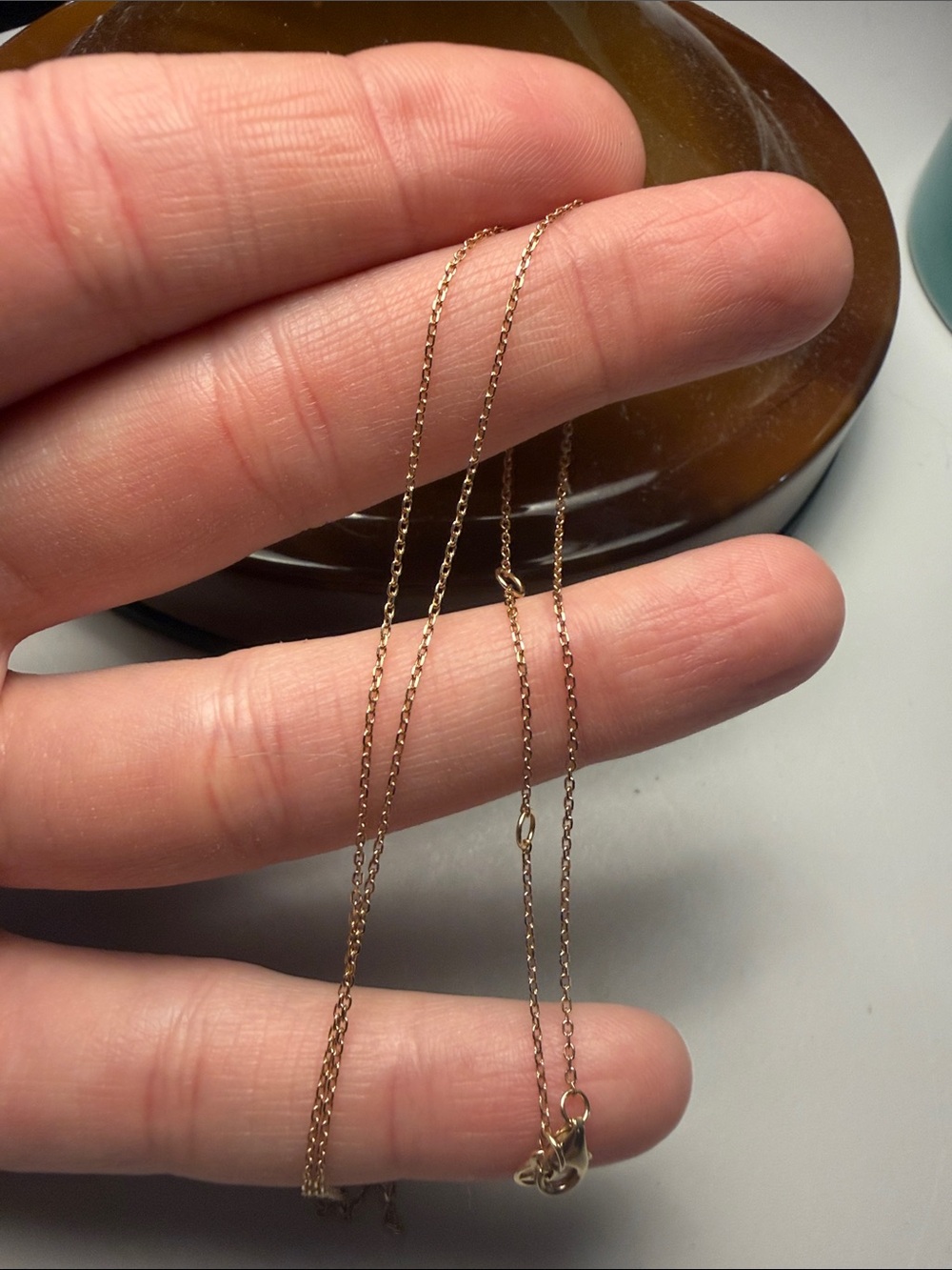 Mejuri Gold Twisted Rope Chain Necklace